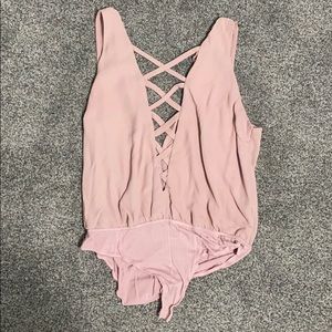 Pink bodysuit
